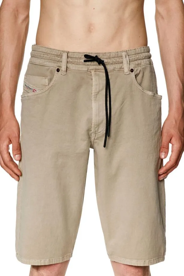 Diesel Dkrooleyshort Jogg Grey Men Pants and Shorts