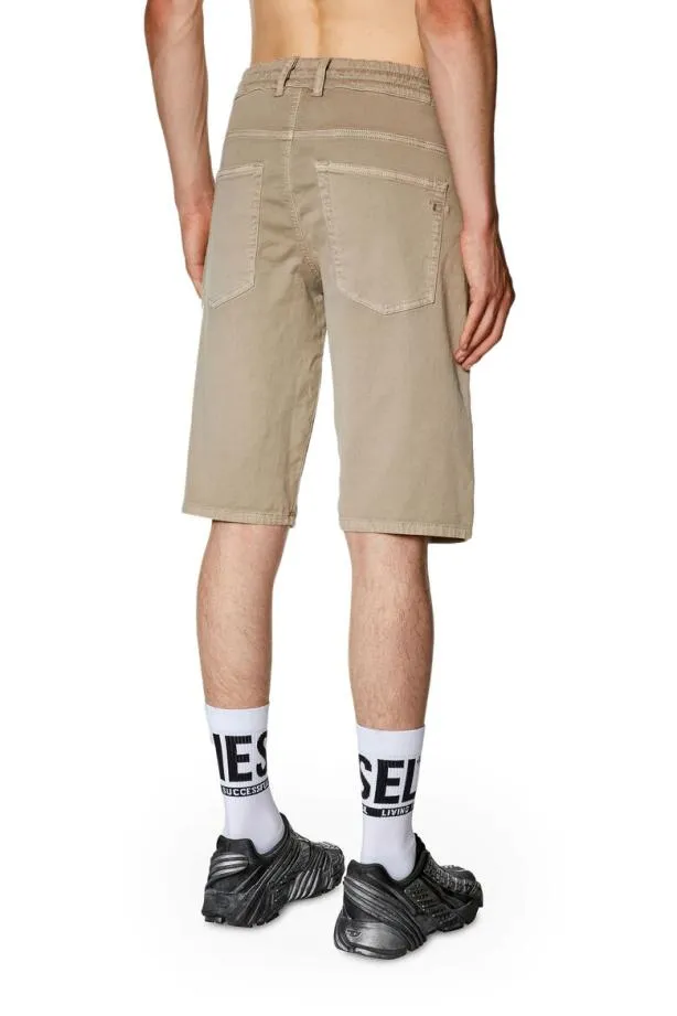 Diesel Dkrooleyshort Jogg Grey Men Pants and Shorts