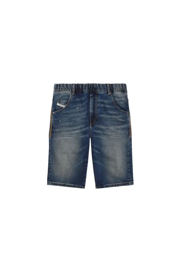 Diesel Dkrooshort Joggjeans Dark Blue Men Pants and Shorts
