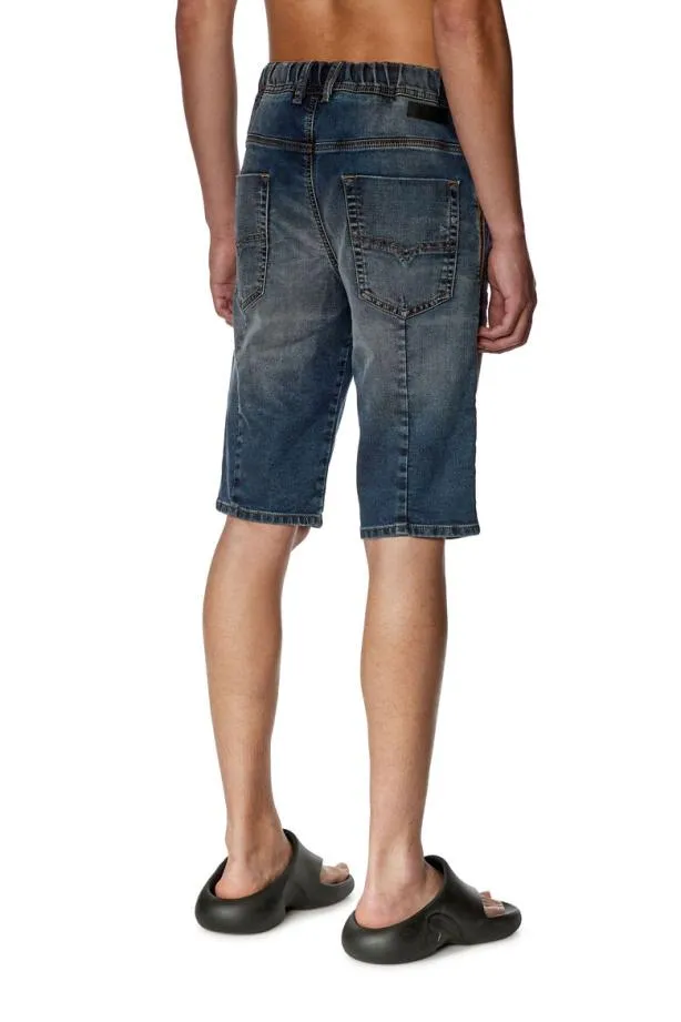 Diesel Dkrooshort Joggjeans Dark Blue Men Pants and Shorts