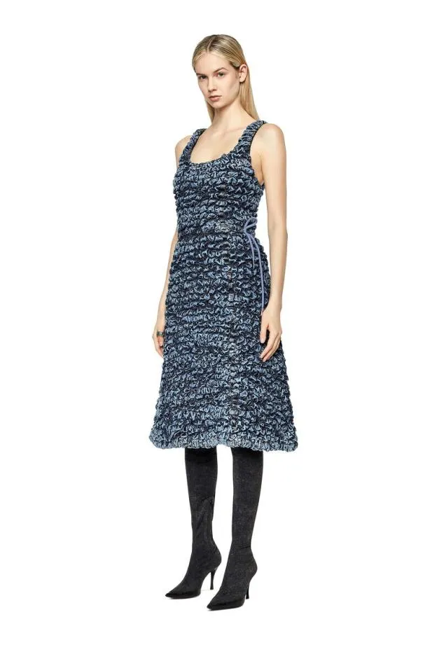 Diesel Debatefs Dark Blue Women Dresses