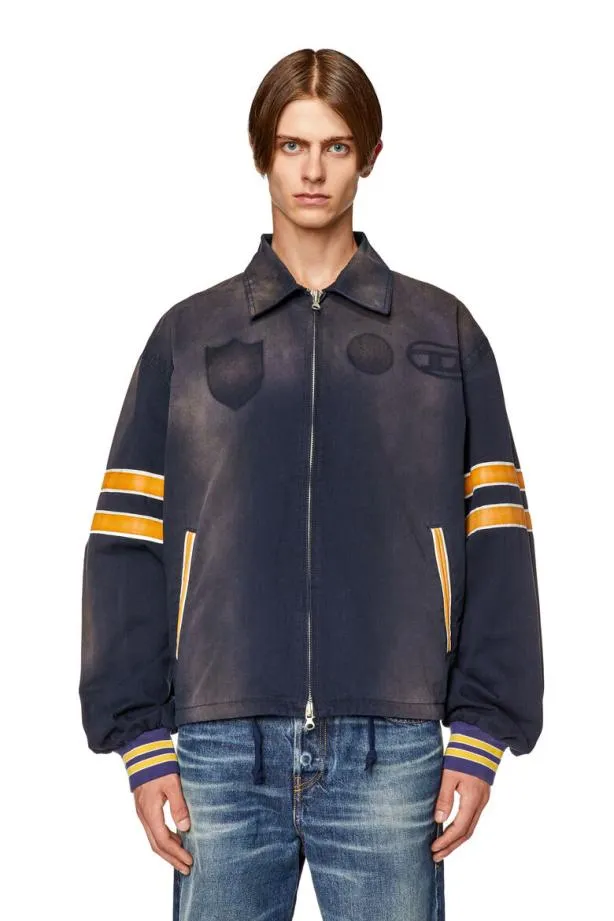 Diesel Jkill Bluebrown Men Jackets