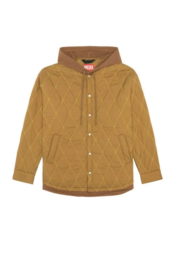 Diesel Jromeo Light Brown Men Jackets