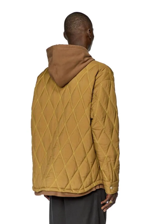 Diesel Jromeo Light Brown Men Jackets