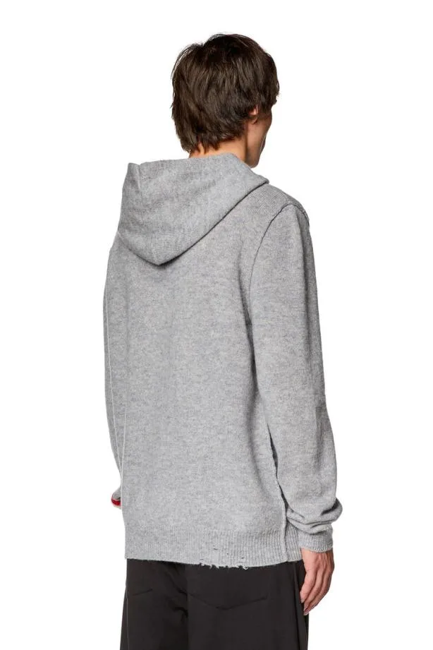 Diesel Ktelendo Grey Men Knitwear