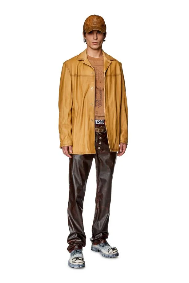 Diesel Lnico Brown Men Jackets