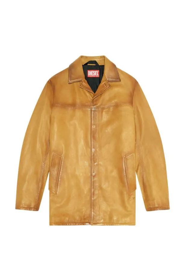 Diesel Lnico Brown Men Jackets