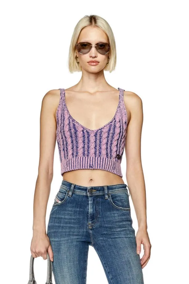 Diesel Mmilos Lilac Women Knitwear