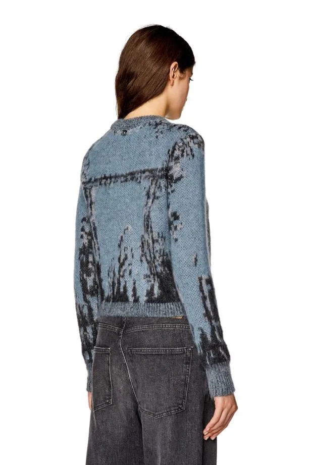 Diesel Msymi Blackblue Women Knitwear