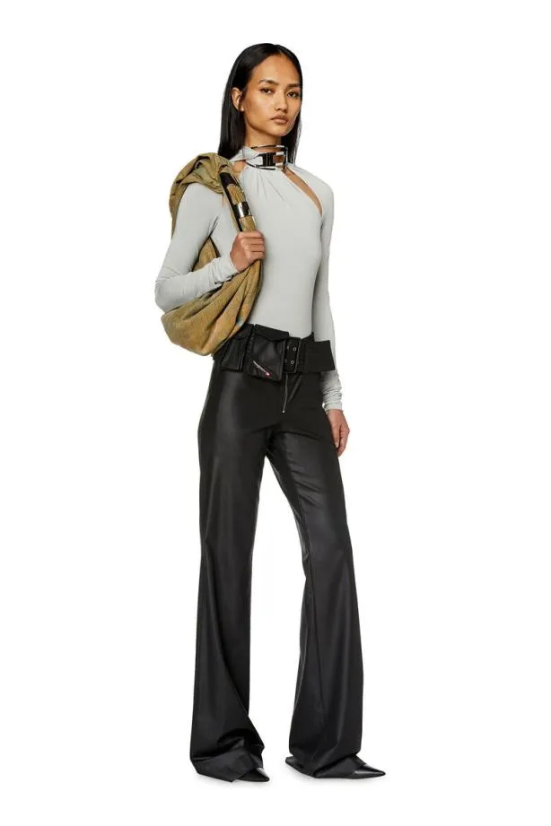 Diesel Pfrelana Black Women Pants and Shorts