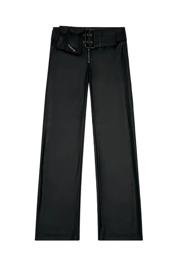 Diesel Pfrelana Black Women Pants and Shorts