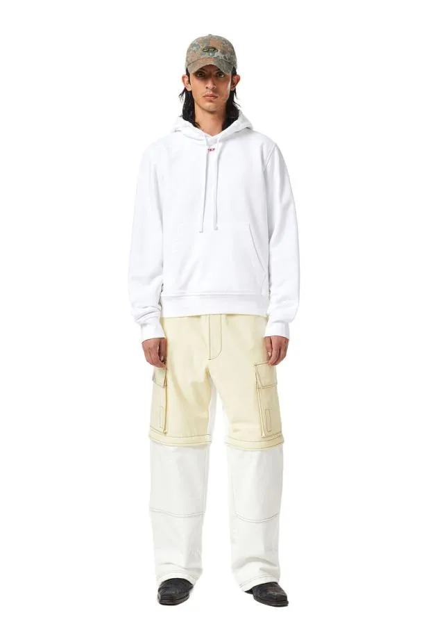 Diesel Sginnhoodd White Men Knitwear