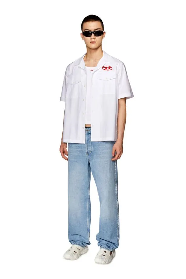 Diesel Smac22b Whitered Men Shirts