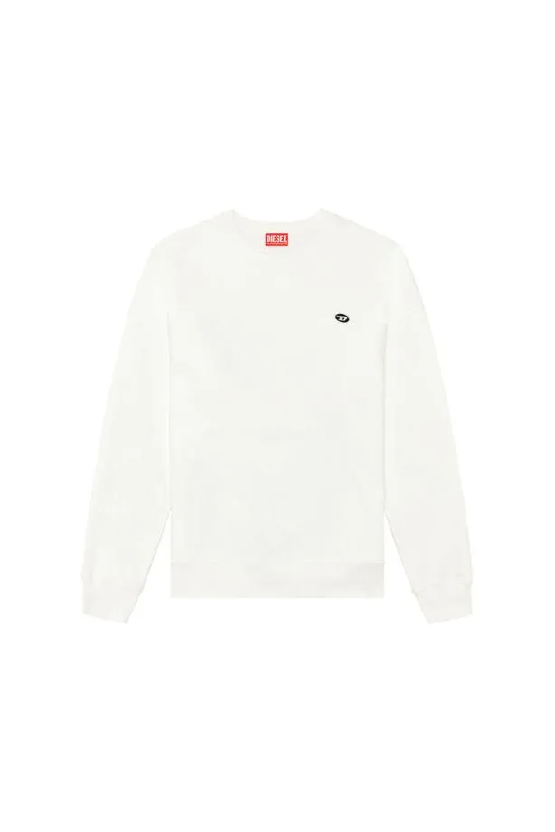 Diesel Srobdovalpj White Men Sweatshirts and Hoodies