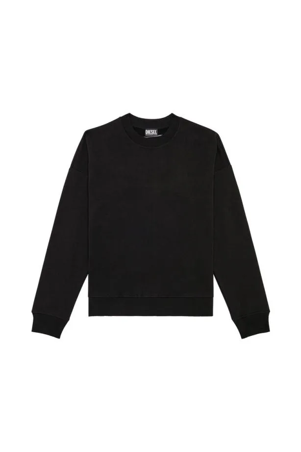 Diesel Srobmegoval Black Men Sweatshirts and Hoodies
