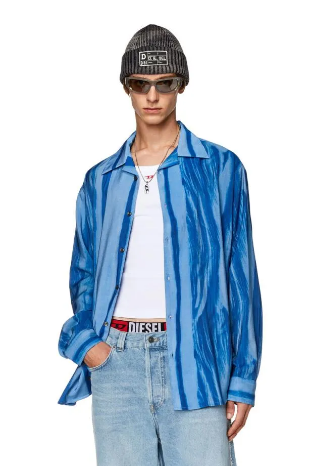 Diesel Swine Blue Men Shirts