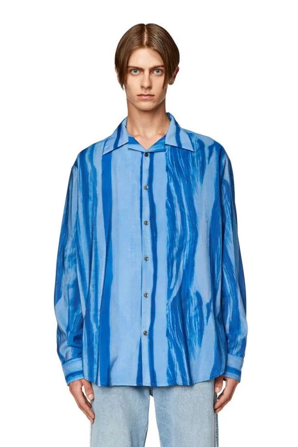Diesel Swine Blue Men Shirts