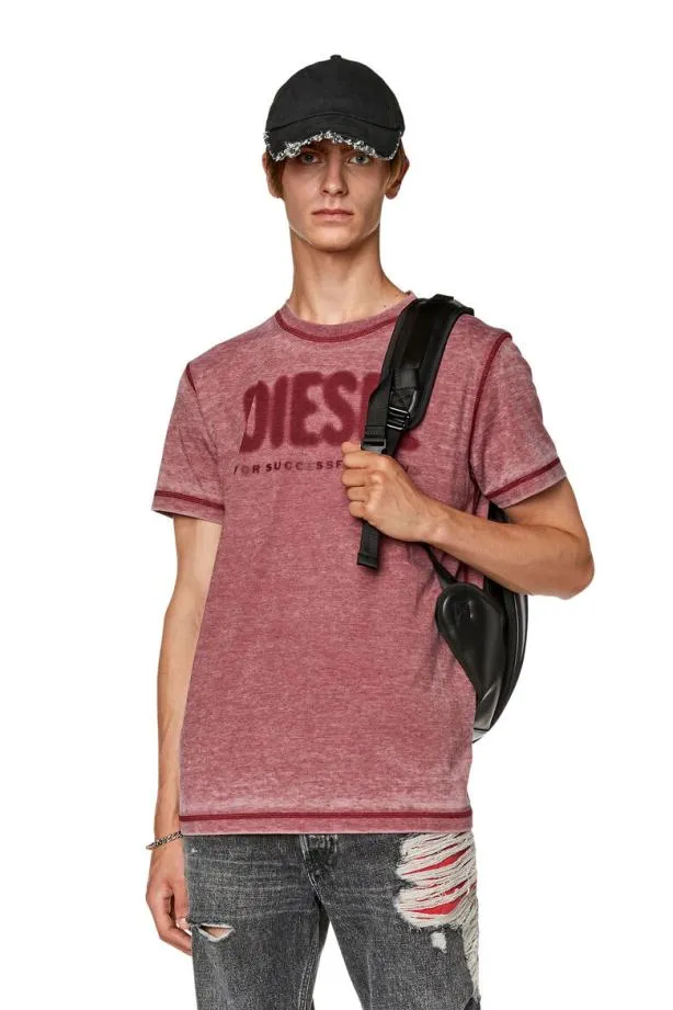 Diesel Tdiegorl1 Red Men TShirts and Polos