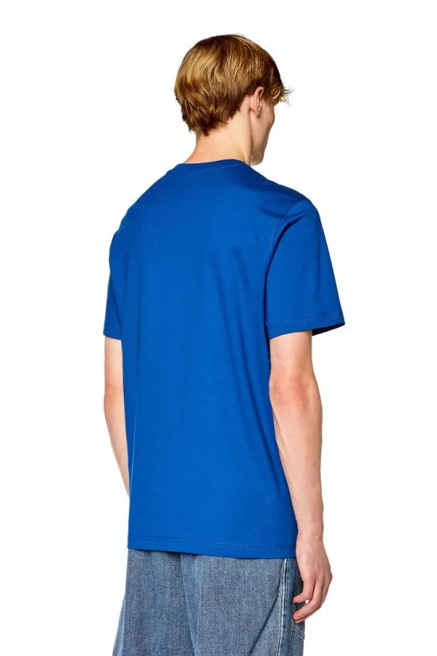 Diesel Tjustl3 Blue Men TShirts and Polos