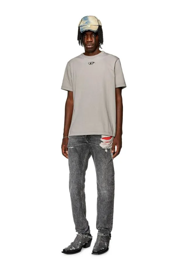 Diesel Tjustod Light Grey Men TShirts and Polos