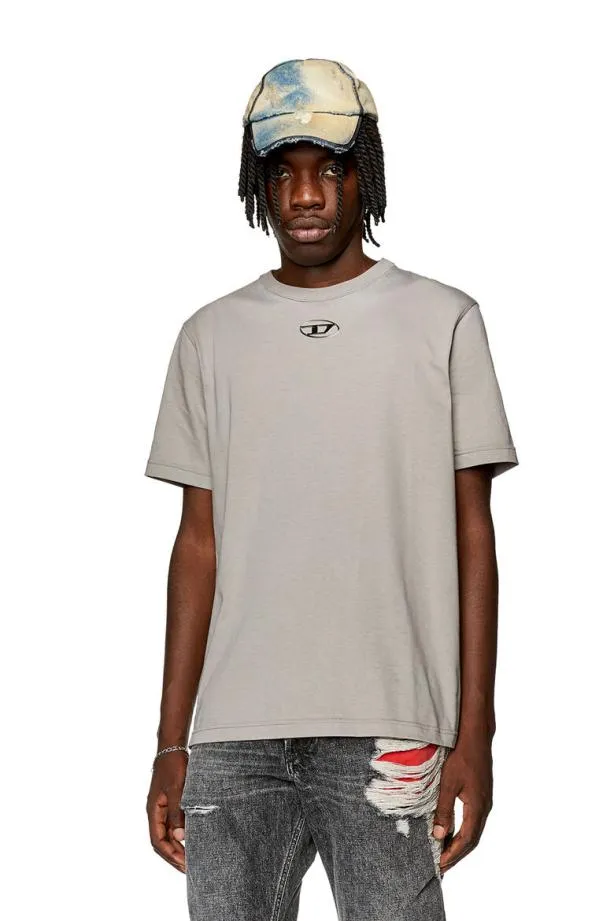 Diesel Tjustod Light Grey Men TShirts and Polos