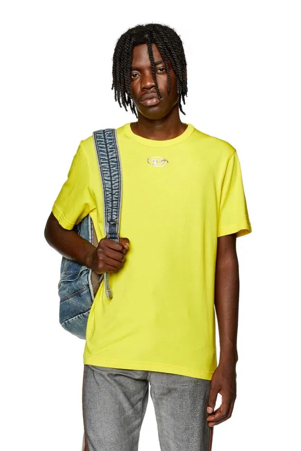 Diesel Tjustod Yellow Men TShirts and Polos