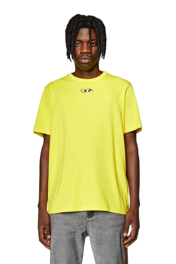 Diesel Tjustod Yellow Men TShirts and Polos