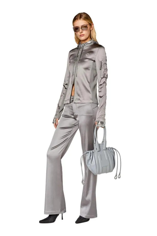 Diesel Topun Light Grey Women TShirts and Tops