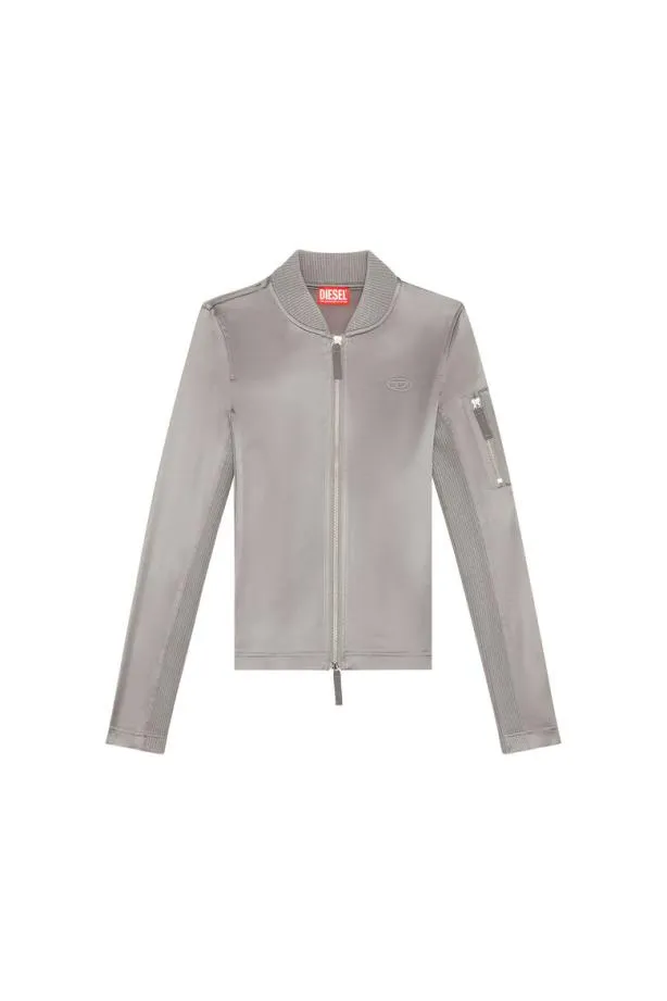 Diesel Topun Light Grey Women TShirts and Tops
