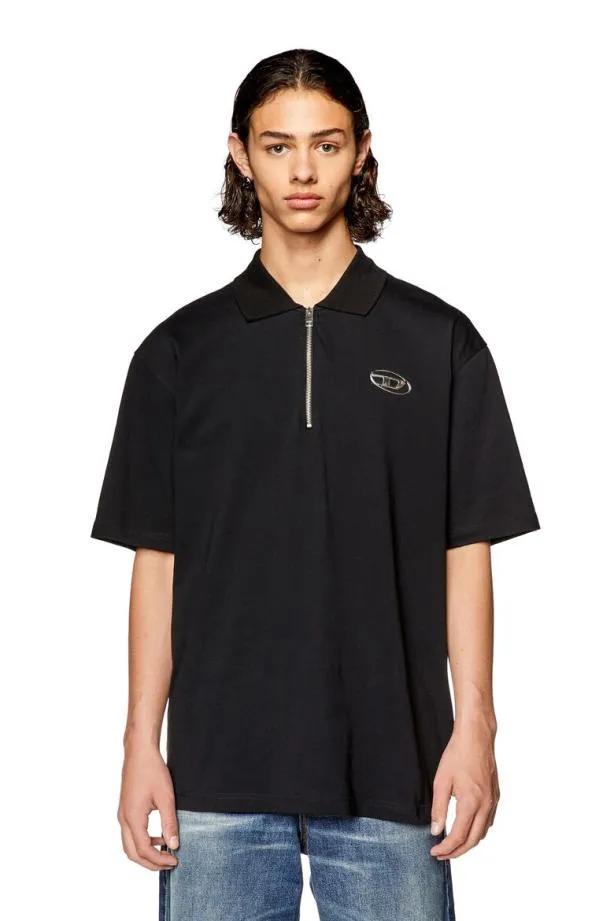Diesel Tvorod Black Men TShirts and Polos