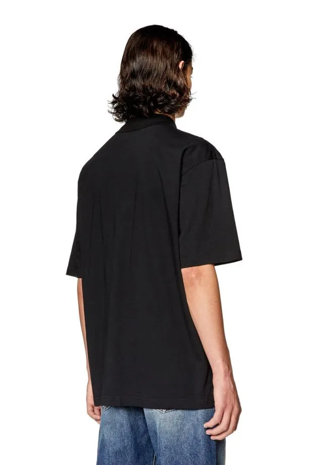 Diesel Tvorod Black Men TShirts and Polos