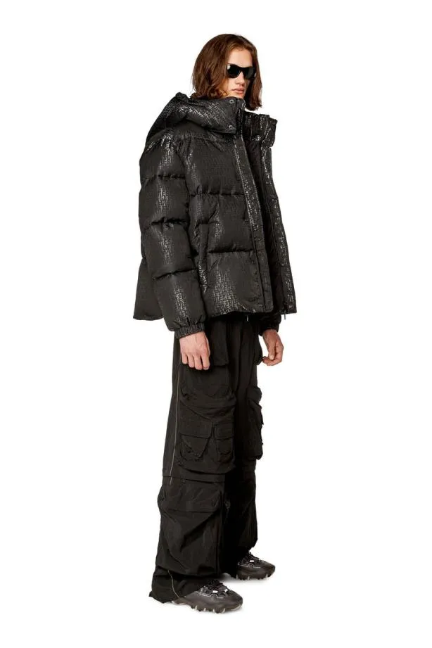 Diesel Wrolfysmon Black Men Jackets