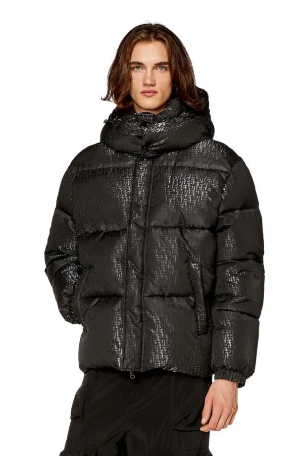 Diesel Wrolfysmon Black Men Jackets