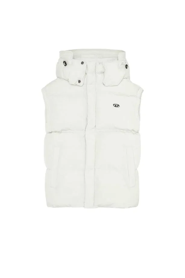 Diesel Wrolfyssl White Men Jackets