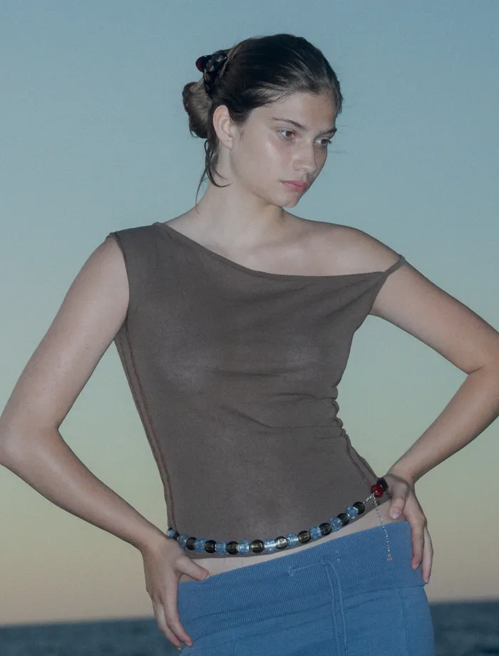 Dijon Taupe Women Paloma Wool Tops