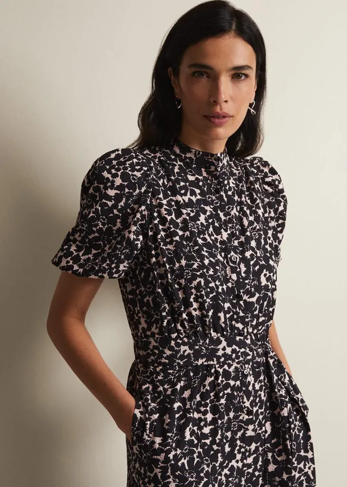 Dorothea Floral Jumpsuit Blackmulti Women Phase Eight Dresses