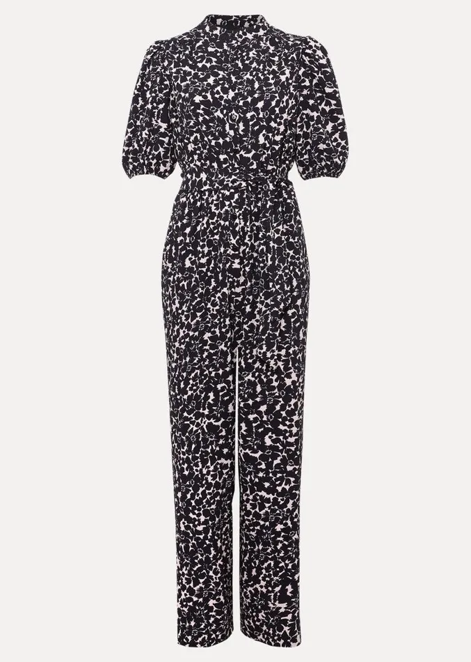 Dorothea Floral Jumpsuit Blackmulti Women Phase Eight Dresses