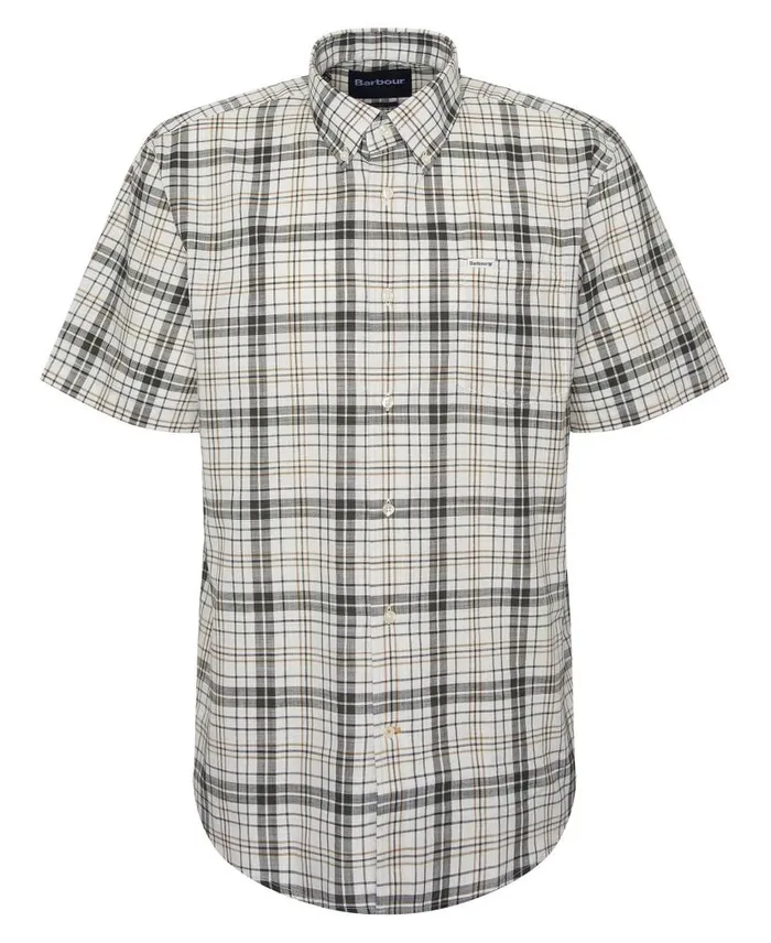 Drafthill Regular Shirt Classic Navy Men Barbour Shirts