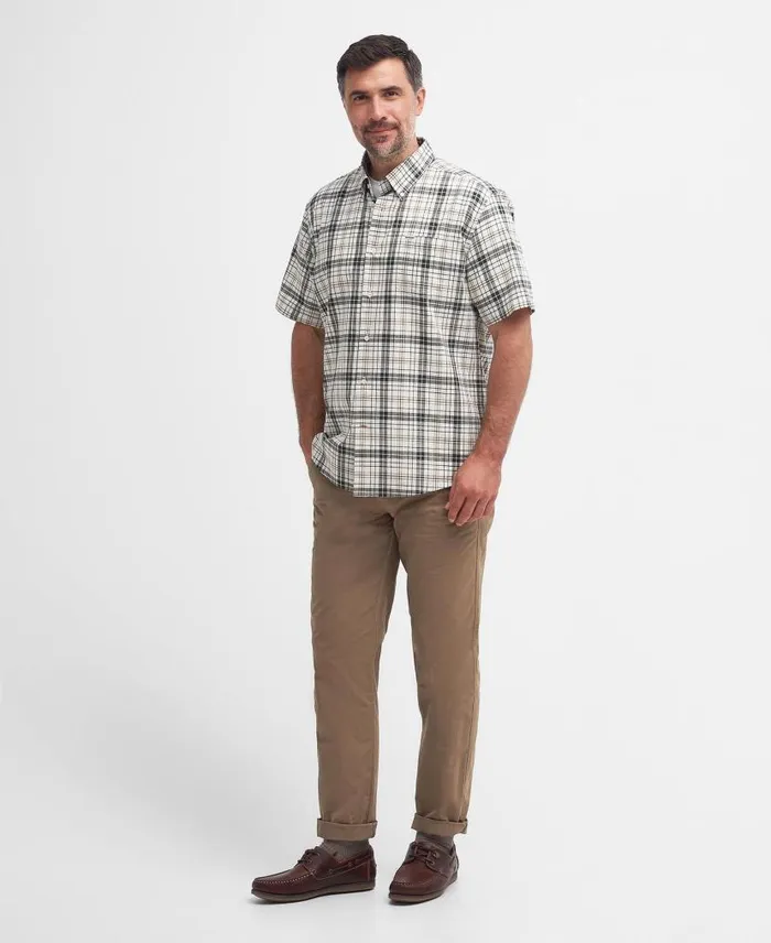 Drafthill Regular Shirt Classic Navy Men Barbour Shirts