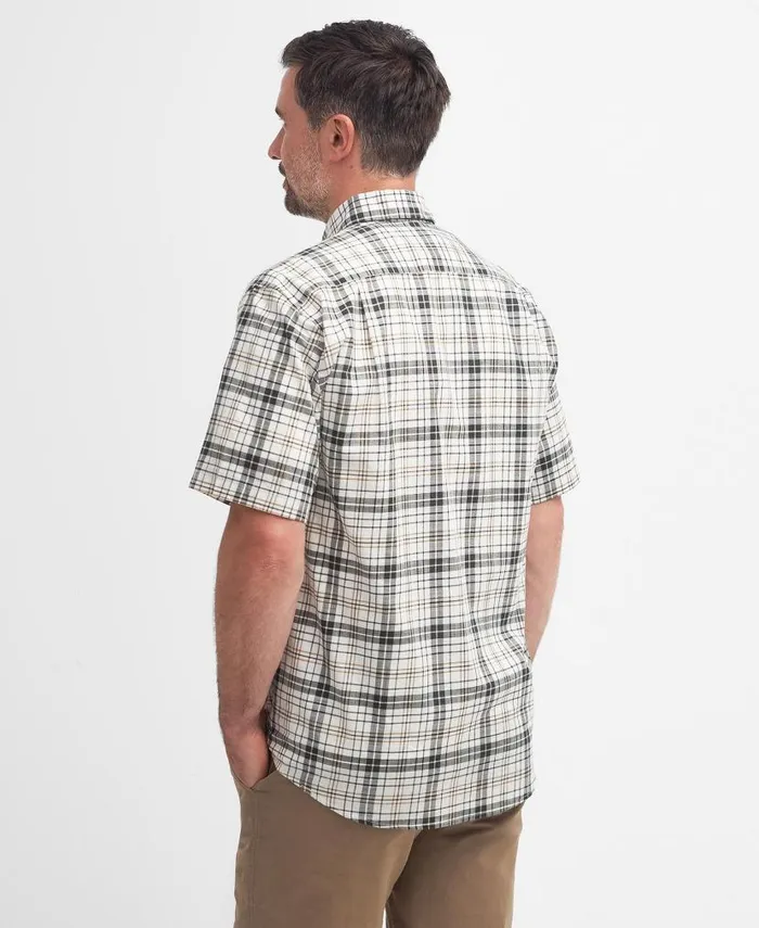 Drafthill Regular Shirt Classic Navy Men Barbour Shirts