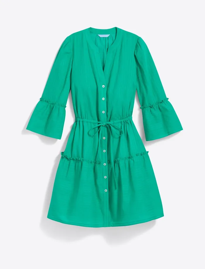 Draper James Avery Shirtdress In Cotton Dobby Women Dresses
