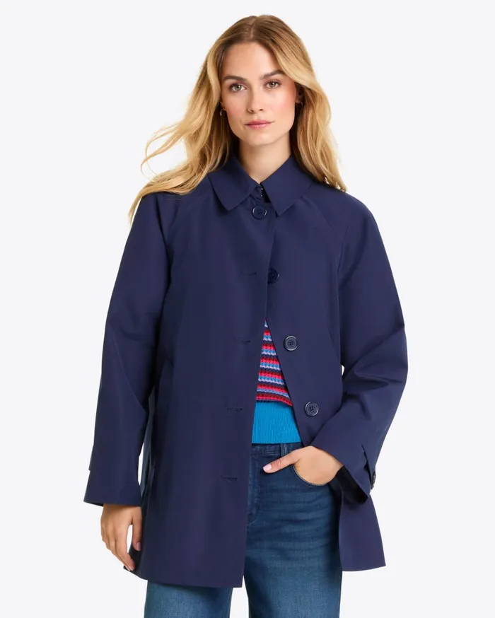 Draper James Button Front Coat Women Jackets and Outerwear