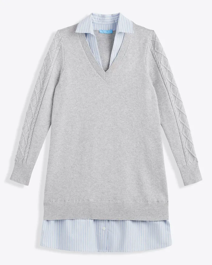 Draper James Collared Sweaterdress Women Dresses