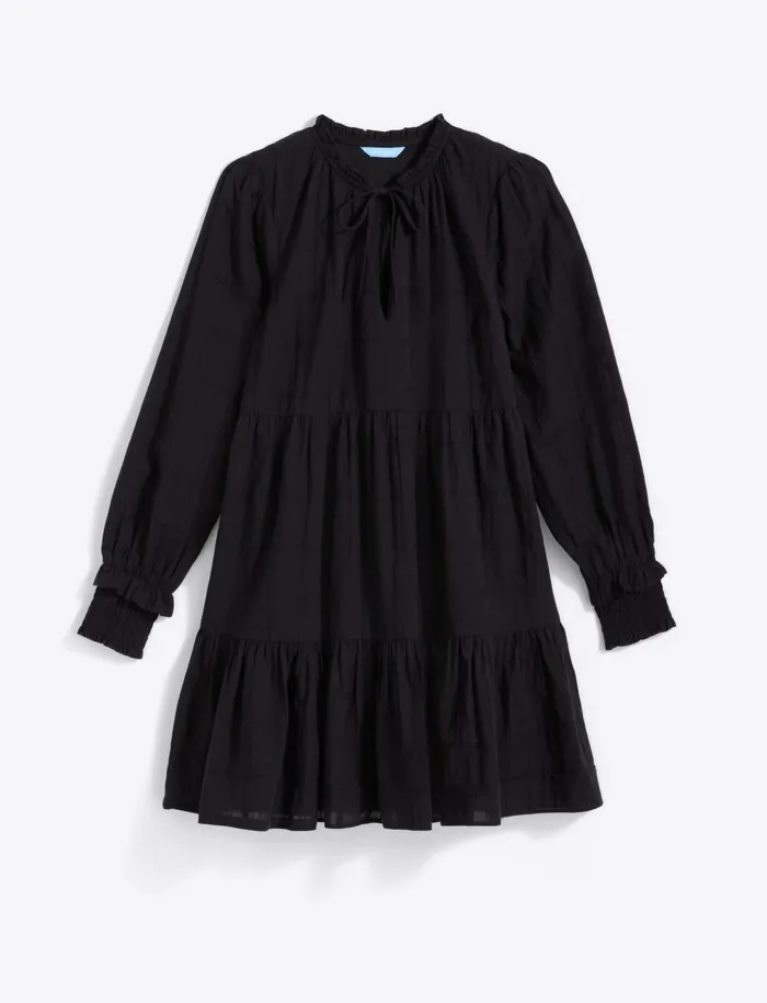 Draper James Connie Long Sleeve Mini Dress In Pane Plaid Women Dresses