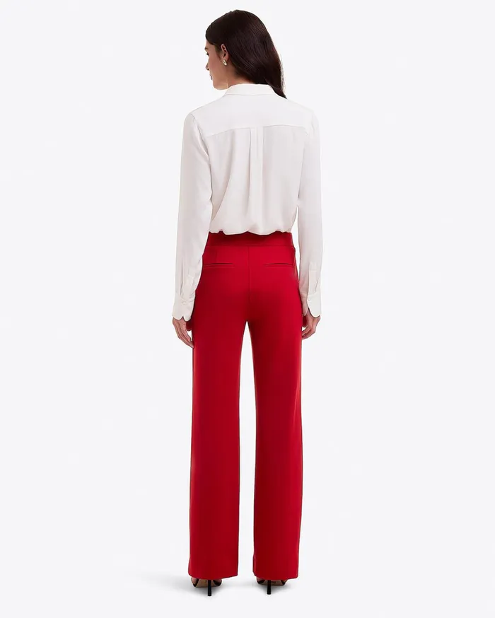 Draper James Flare Pants In Ponte Women Bottoms and Skirts