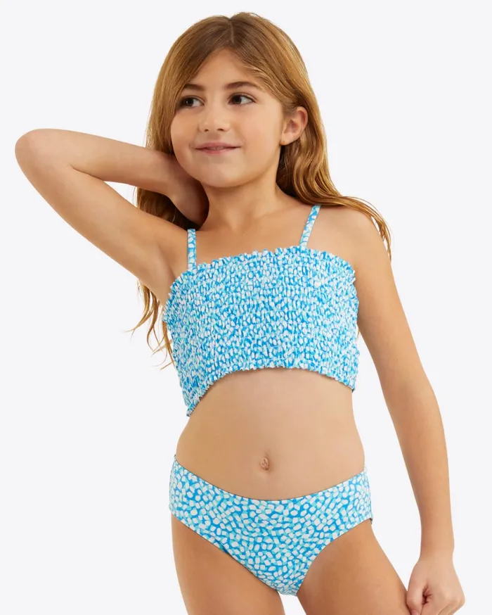 Draper James Girls Smocked Bikini Women Swim