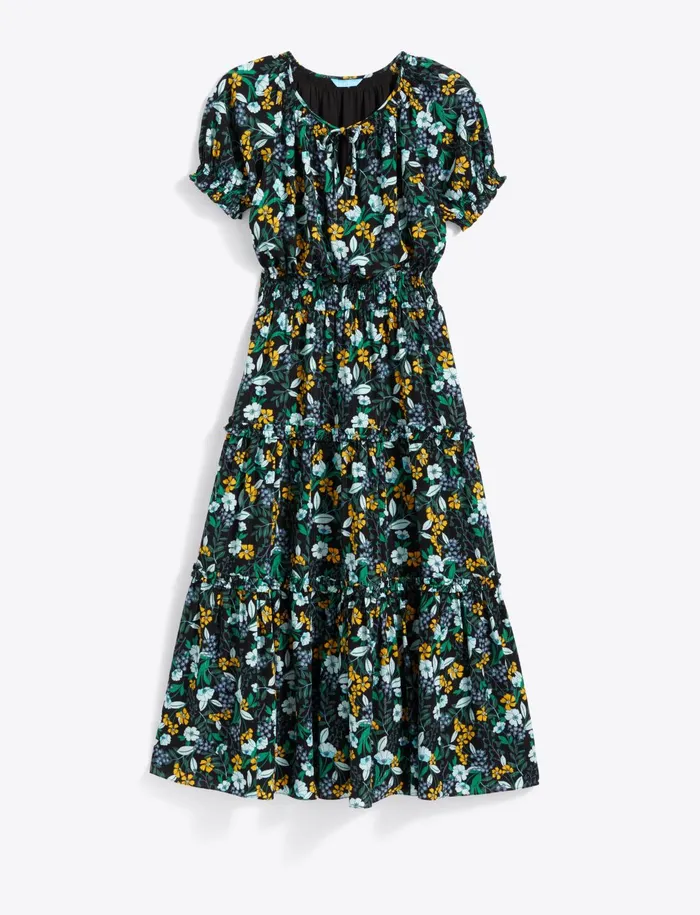 Draper James Mackenzie Midi Dress In Jasmine Frost Women Dresses