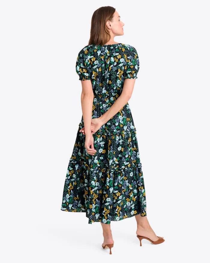 Draper James Mackenzie Midi Dress In Jasmine Frost Women Dresses