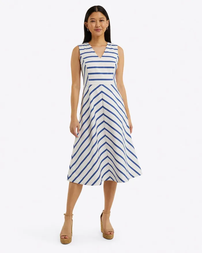 Draper James Michaela Love Circle Dress In Cotton Women Dresses