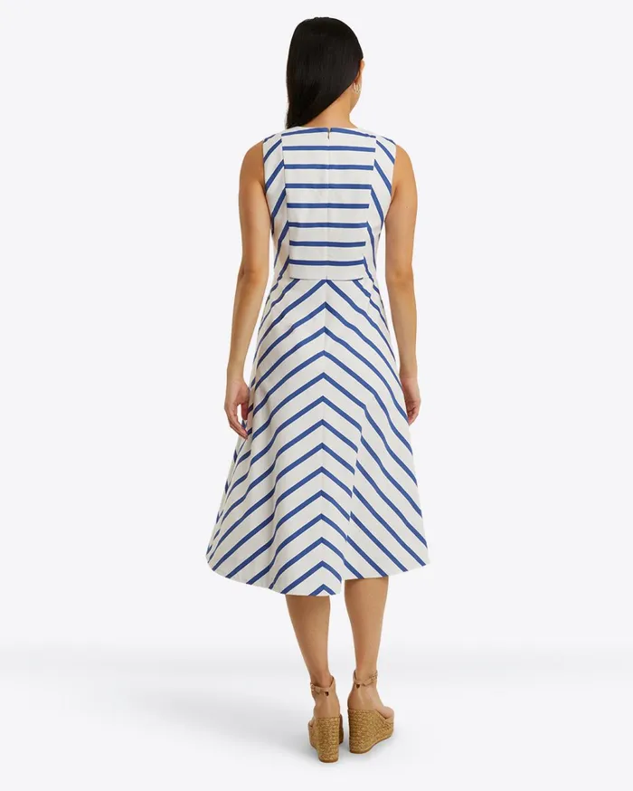 Draper James Michaela Love Circle Dress In Cotton Women Dresses